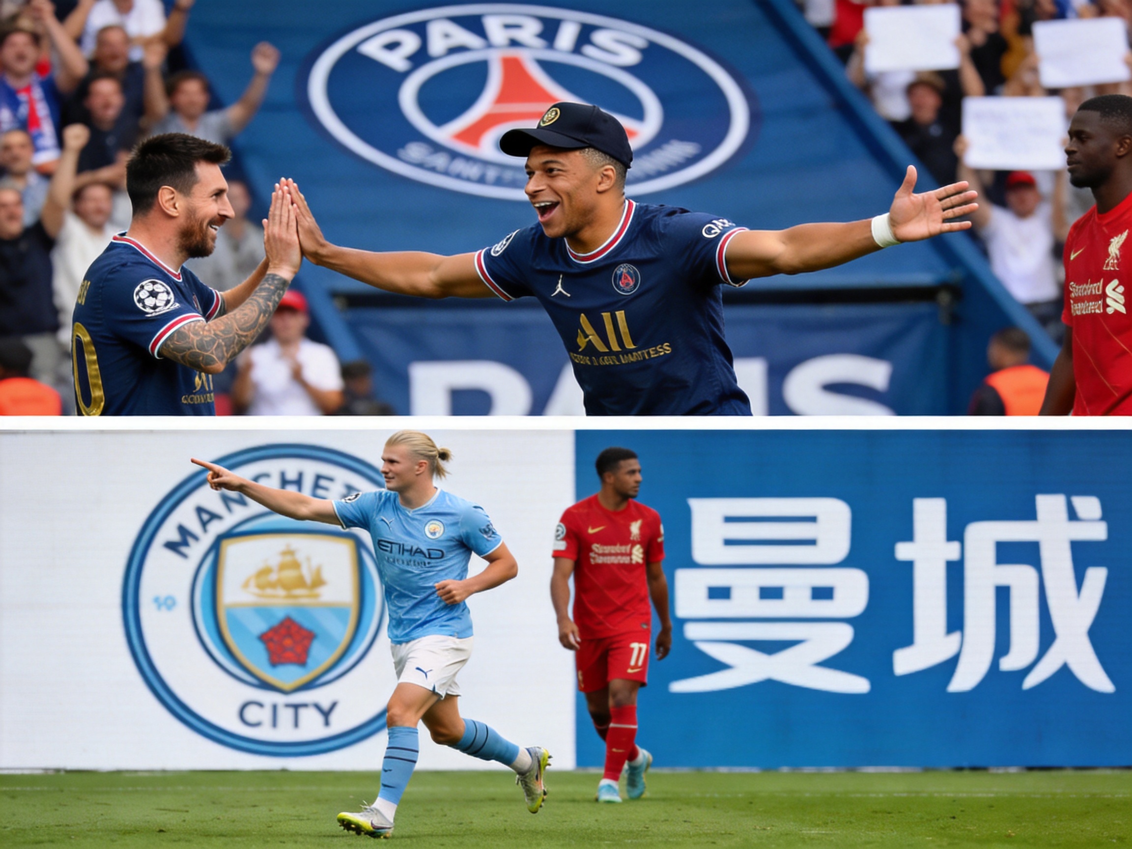 九游娱乐集锦：巴黎4-2马赛，姆巴佩戴帽